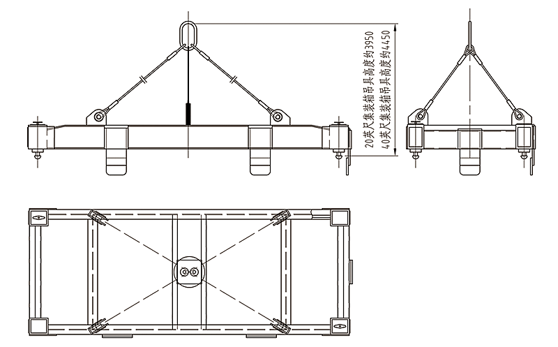 集裝箱吊具CAD